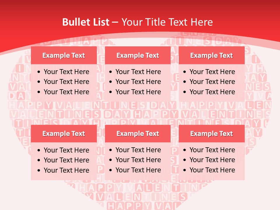 Isolated Valentine Vector PowerPoint Template