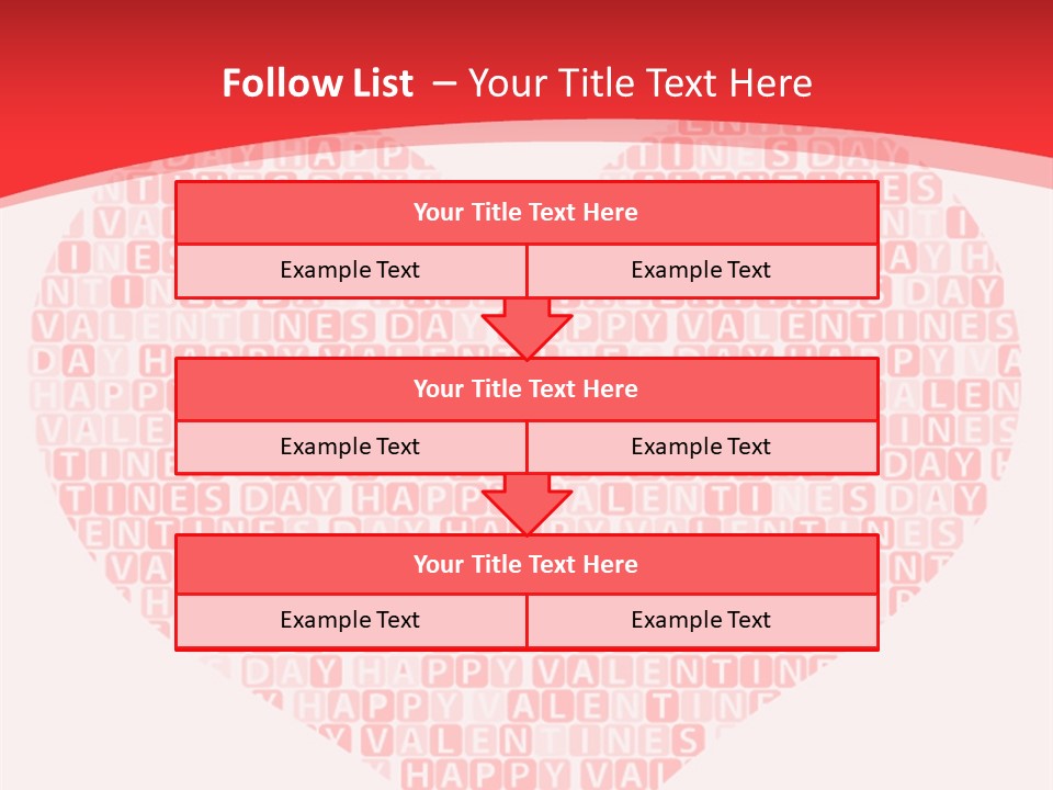 Isolated Valentine Vector PowerPoint Template
