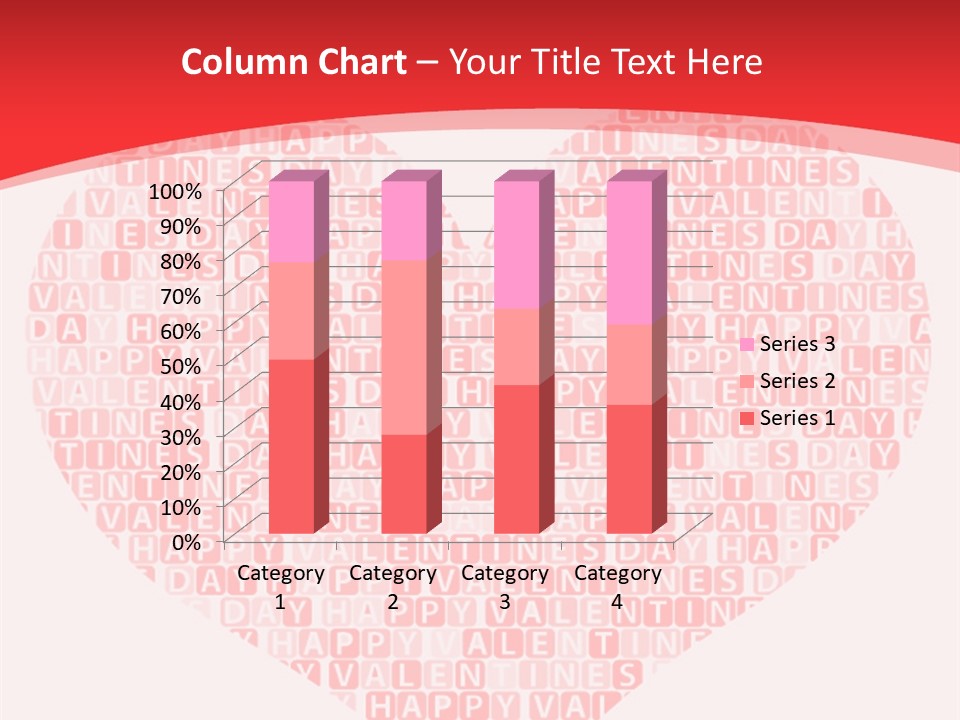 Isolated Valentine Vector PowerPoint Template