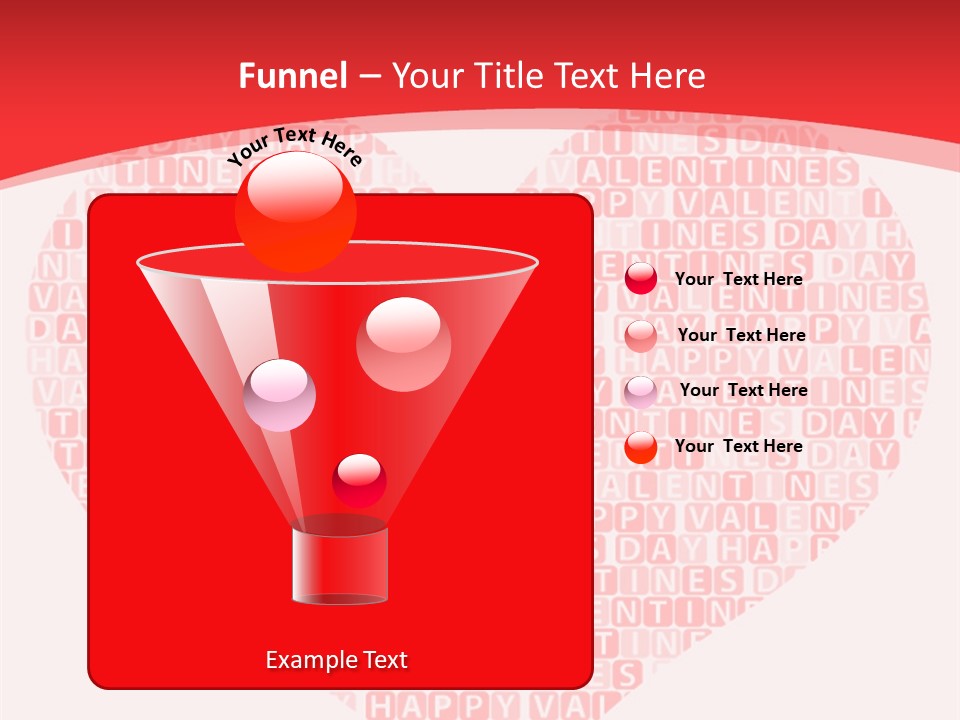 Isolated Valentine Vector PowerPoint Template