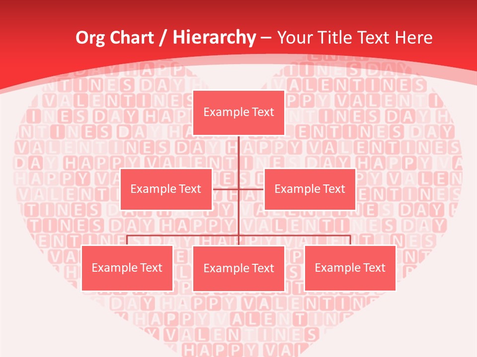 Isolated Valentine Vector PowerPoint Template