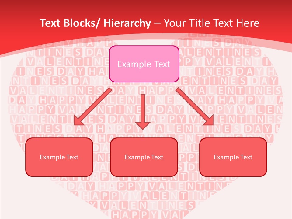 Isolated Valentine Vector PowerPoint Template