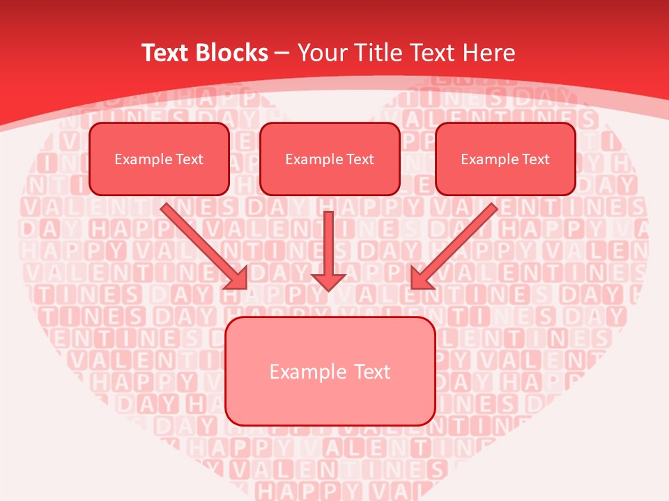 Isolated Valentine Vector PowerPoint Template