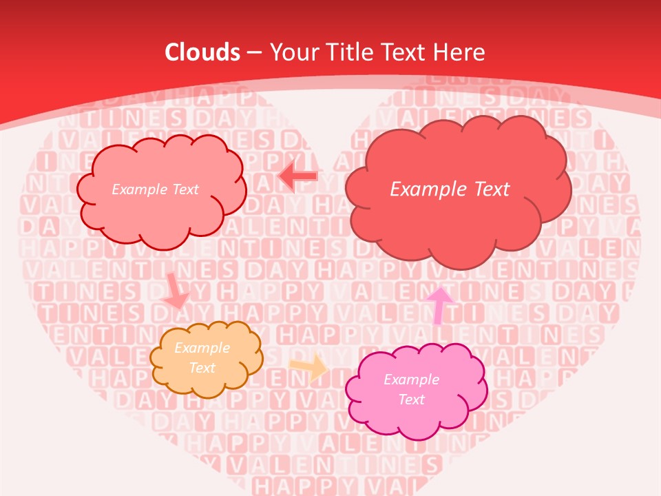 Isolated Valentine Vector PowerPoint Template