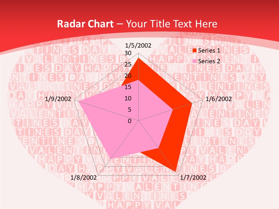 Isolated Valentine Vector PowerPoint Template