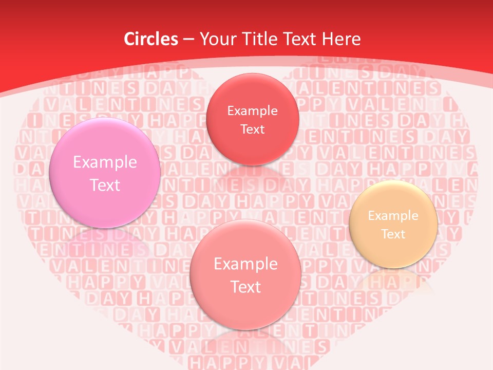 Isolated Valentine Vector PowerPoint Template