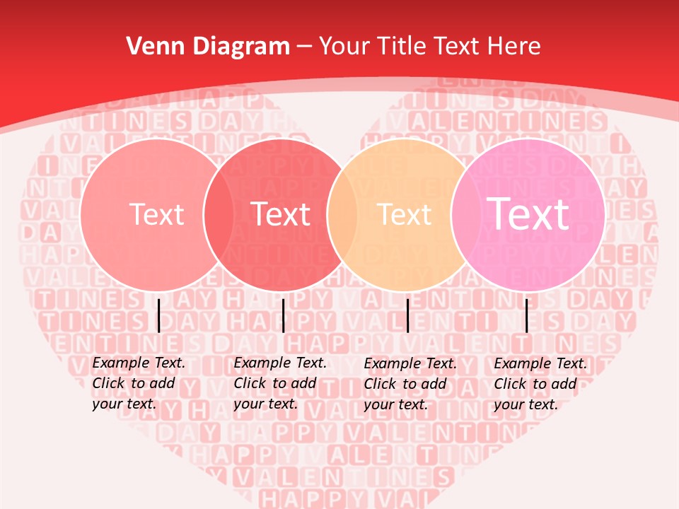 Isolated Valentine Vector PowerPoint Template