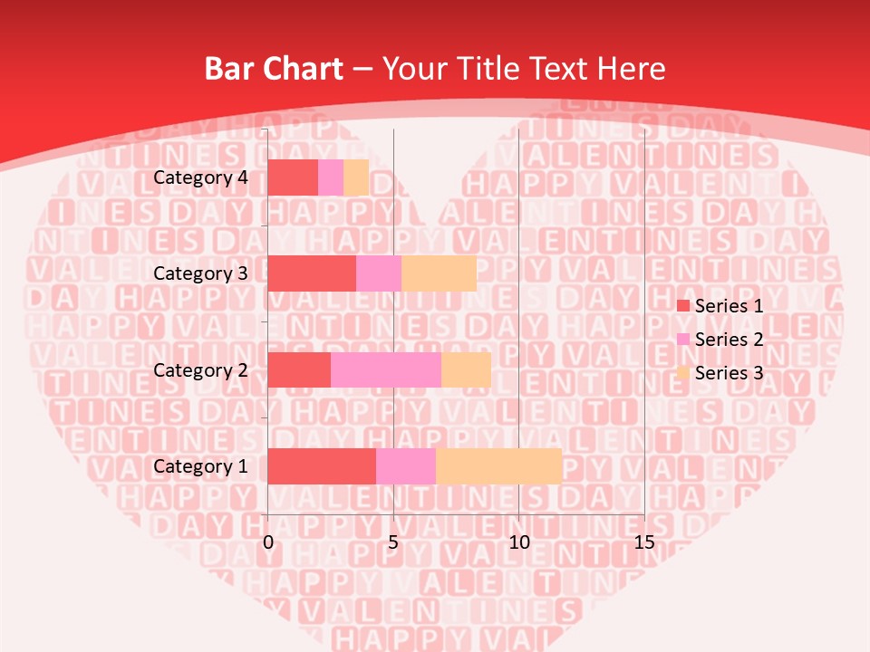 Isolated Valentine Vector PowerPoint Template