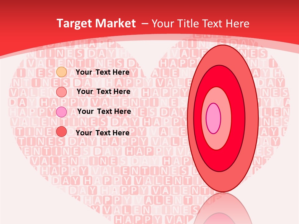 Isolated Valentine Vector PowerPoint Template