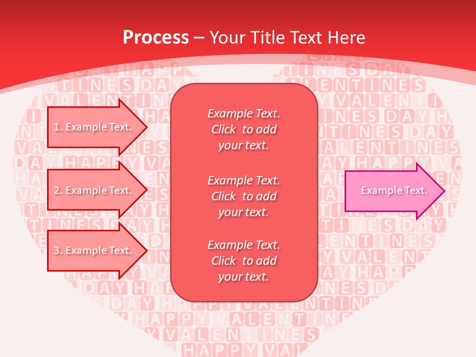Isolated Valentine Vector PowerPoint Template