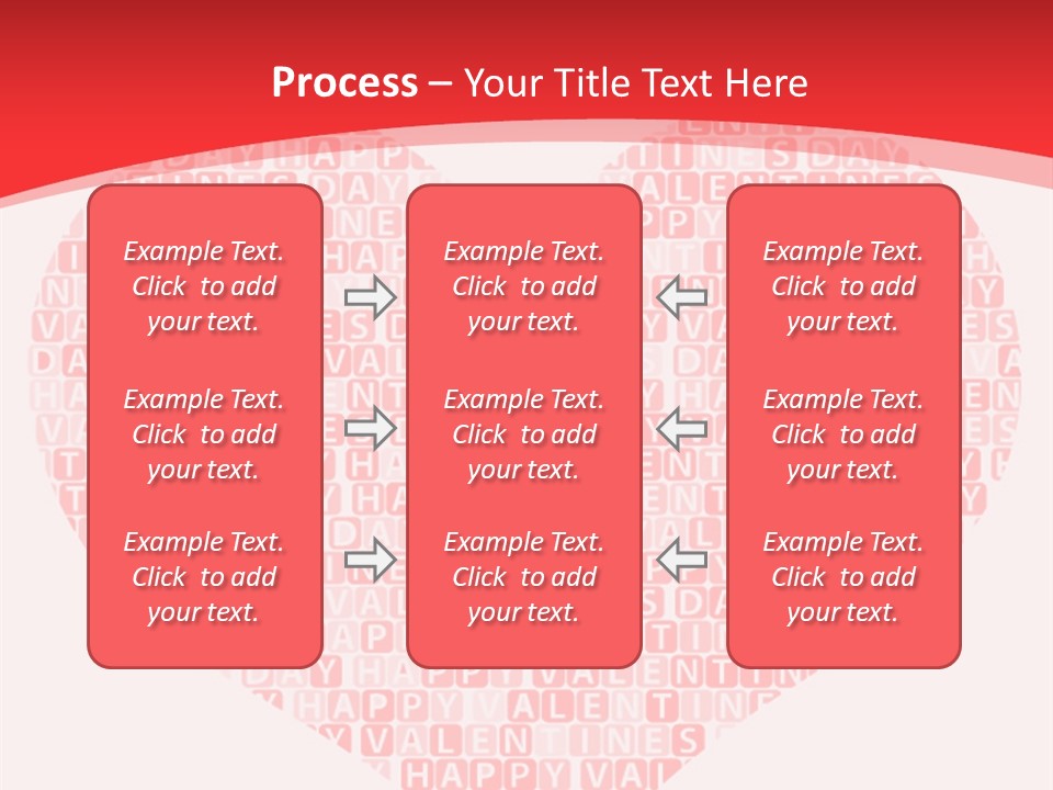Isolated Valentine Vector PowerPoint Template