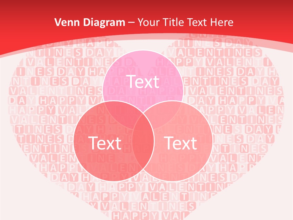 Isolated Valentine Vector PowerPoint Template