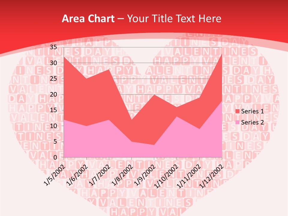 Isolated Valentine Vector PowerPoint Template