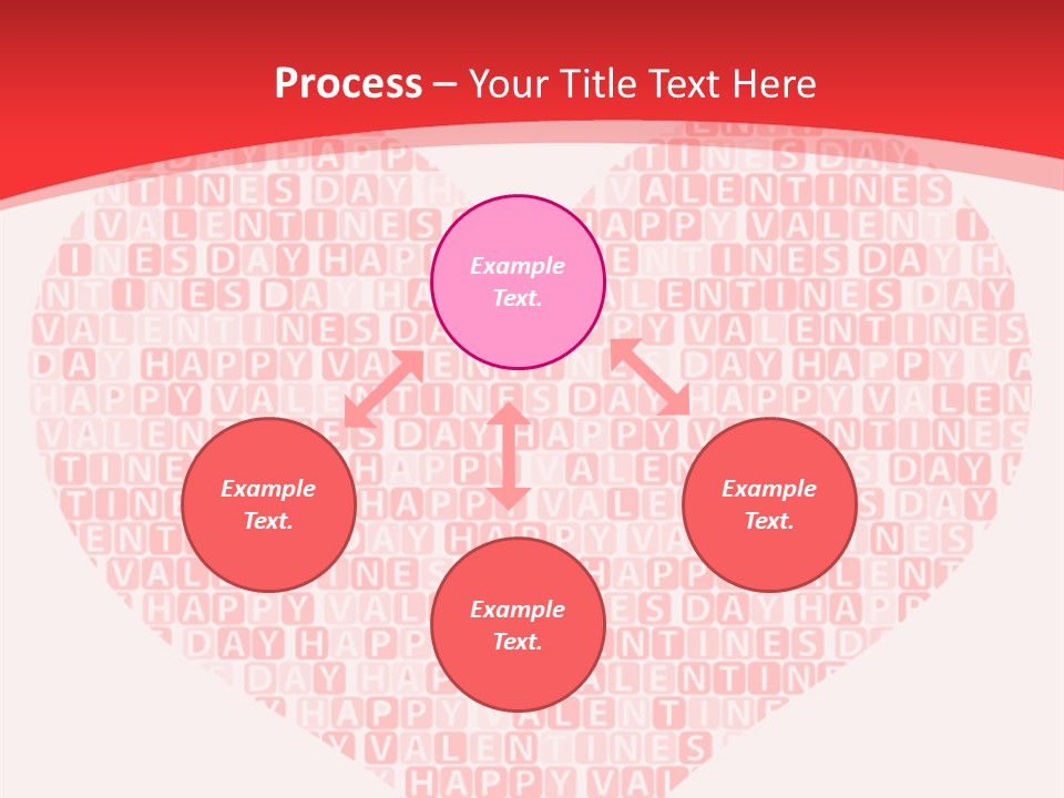 Isolated Valentine Vector PowerPoint Template