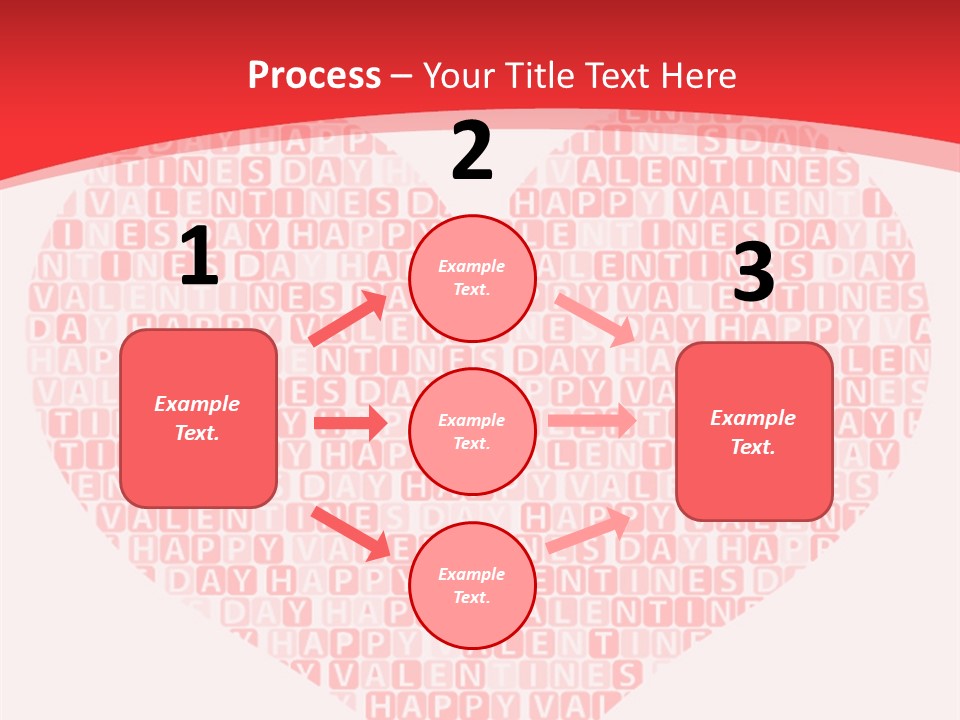 Isolated Valentine Vector PowerPoint Template