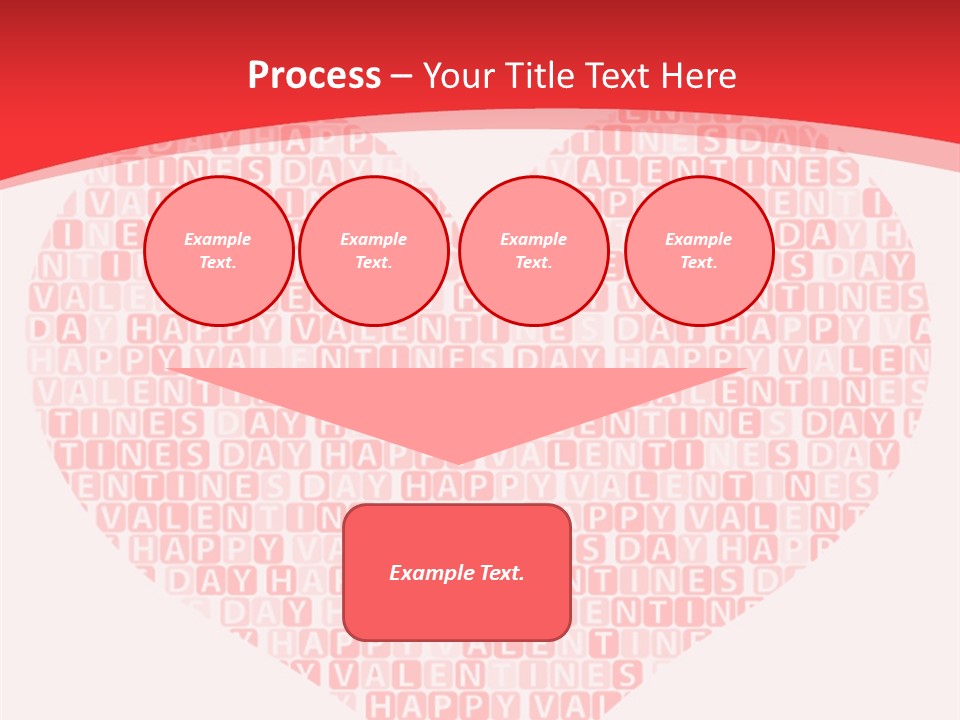 Isolated Valentine Vector PowerPoint Template