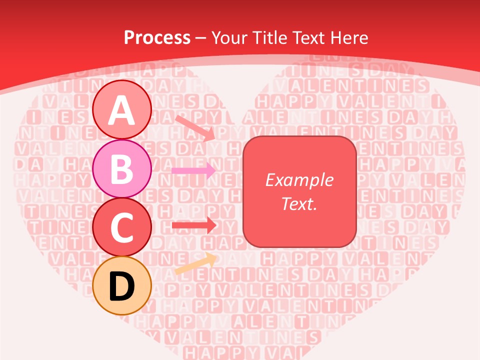Isolated Valentine Vector PowerPoint Template