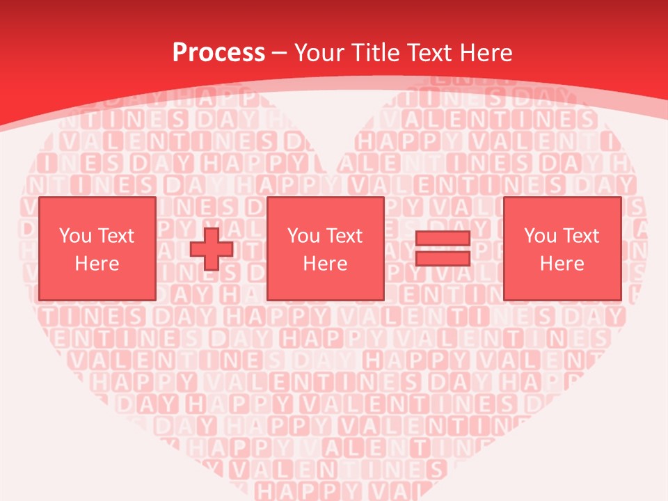Isolated Valentine Vector PowerPoint Template