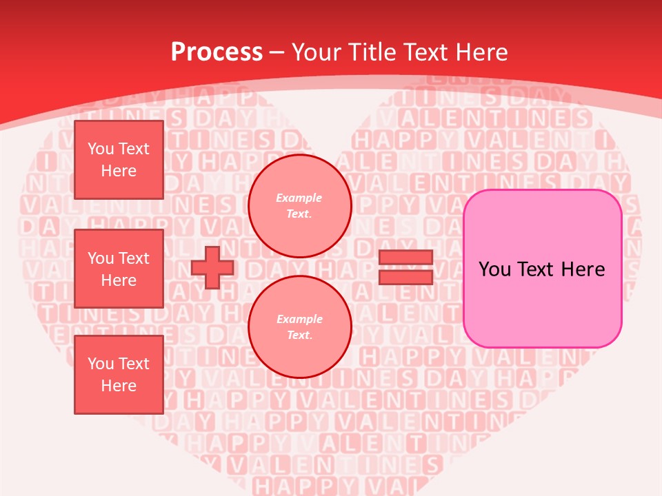Isolated Valentine Vector PowerPoint Template