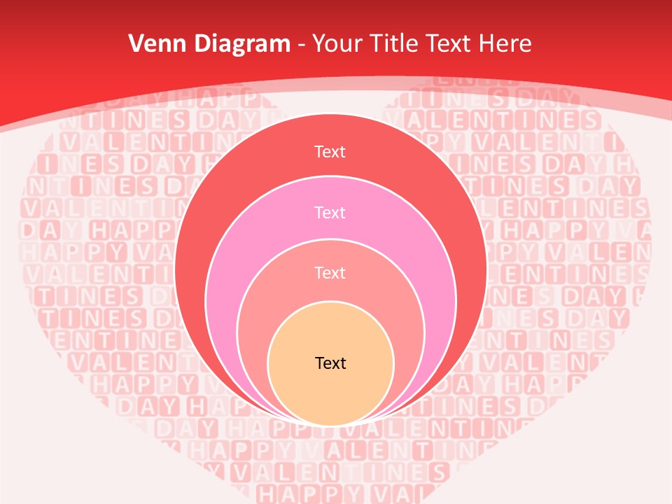 Isolated Valentine Vector PowerPoint Template