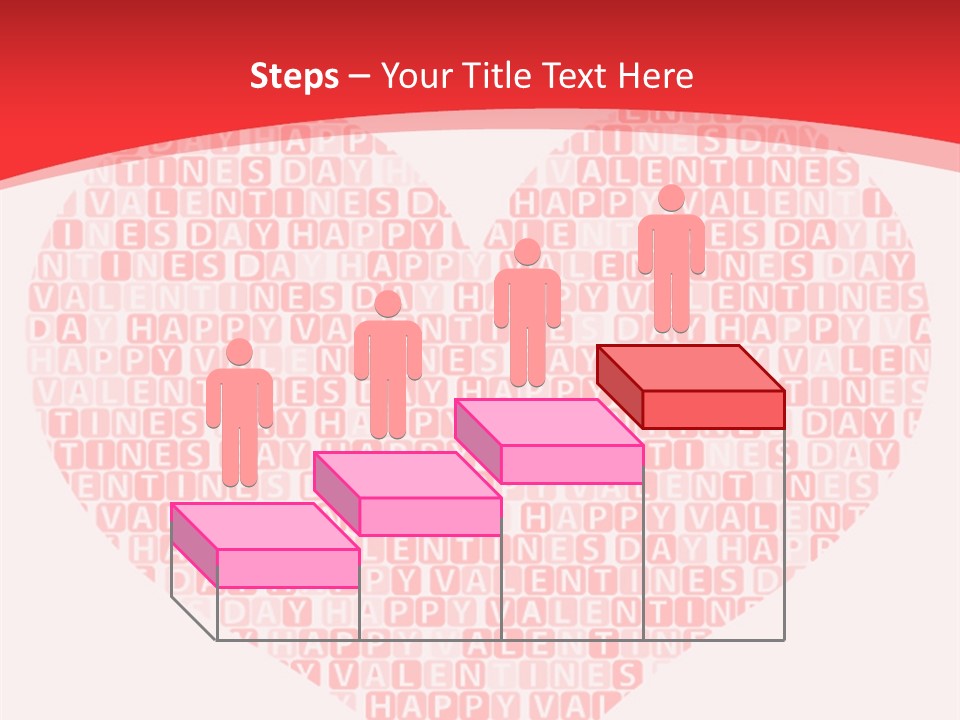 Isolated Valentine Vector PowerPoint Template