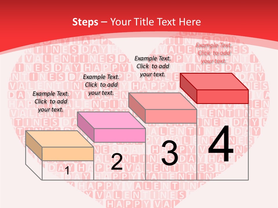 Isolated Valentine Vector PowerPoint Template