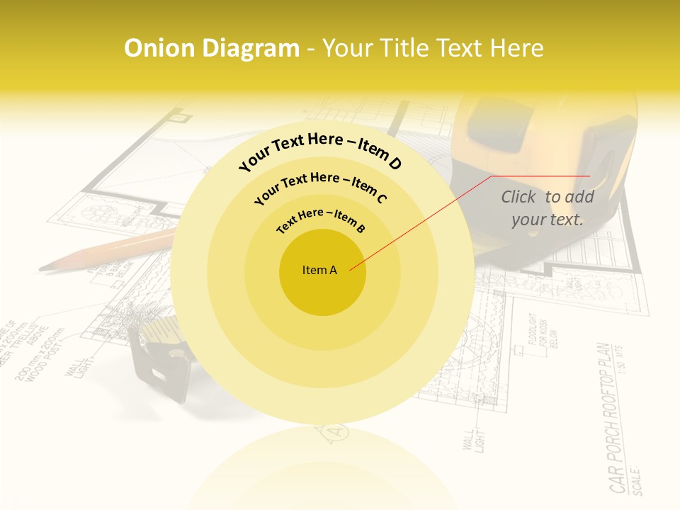 Tape Engineering Ruler PowerPoint Template