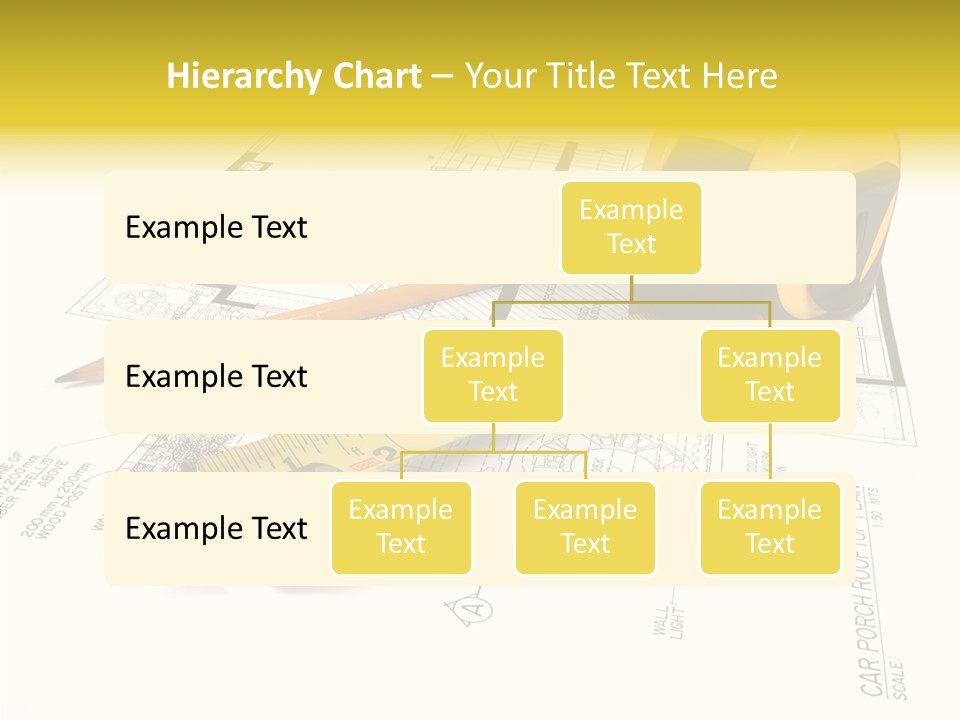 Tape Engineering Ruler PowerPoint Template