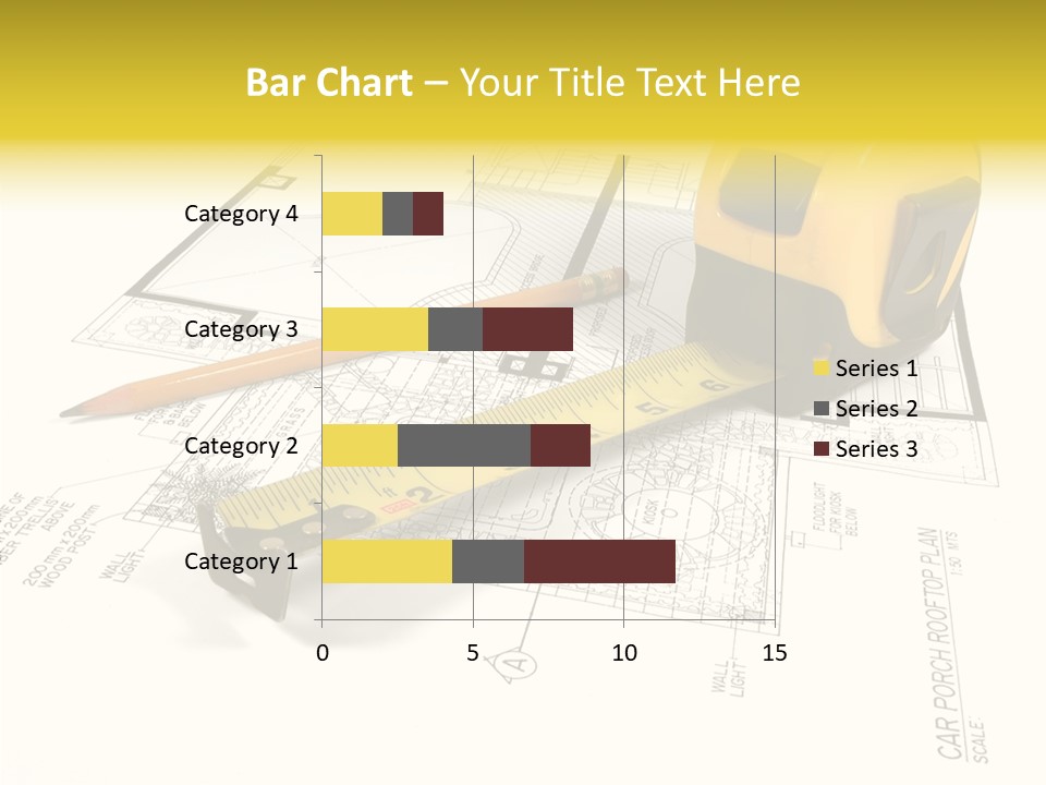 Tape Engineering Ruler PowerPoint Template