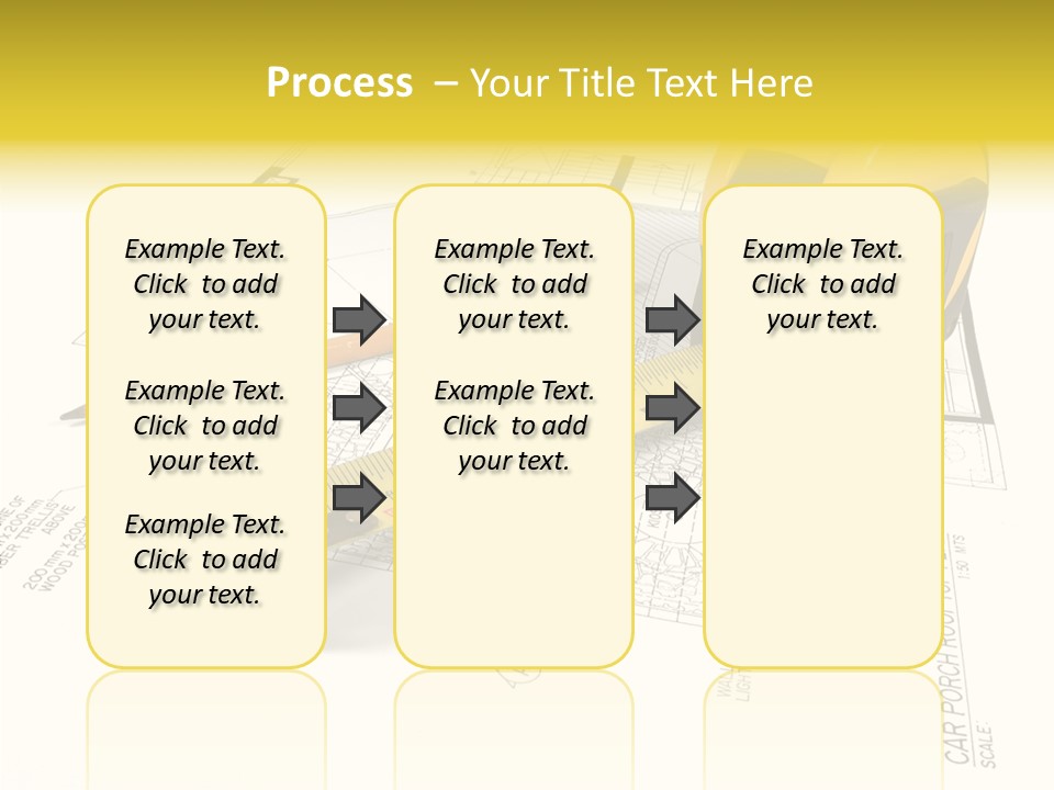 Tape Engineering Ruler PowerPoint Template