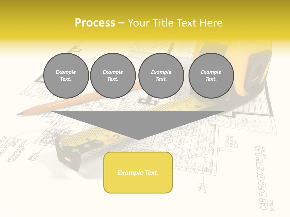 Tape Engineering Ruler PowerPoint Template