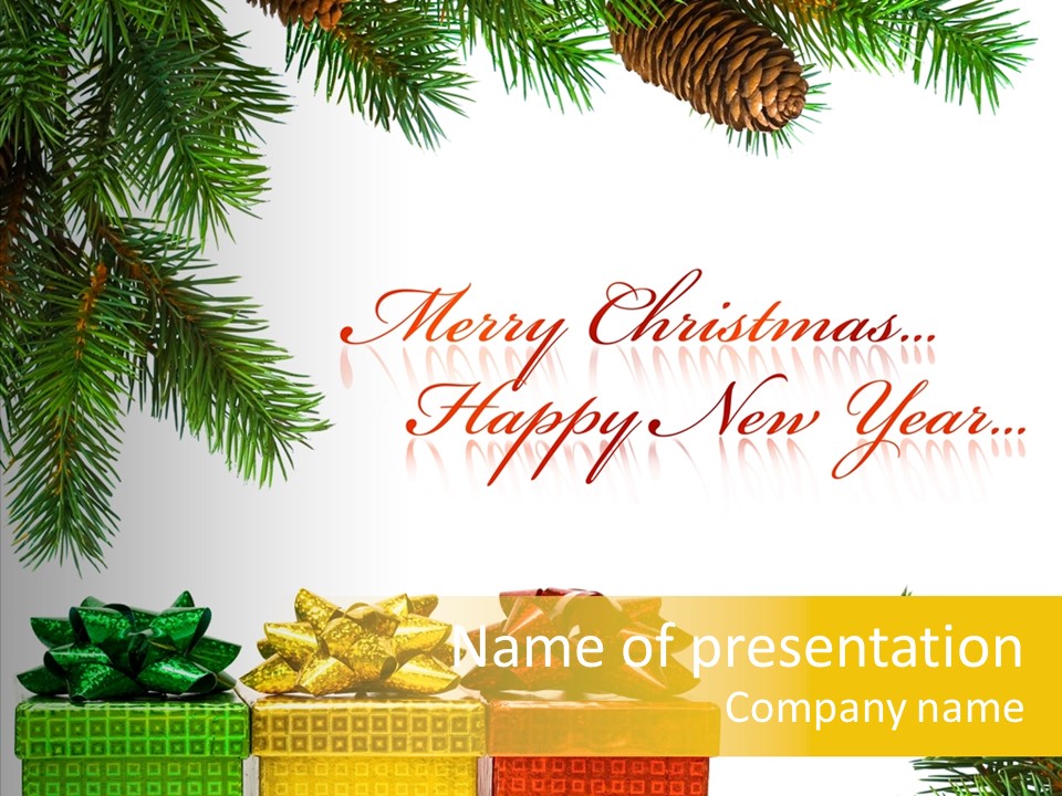 Celebrate Needle Happy PowerPoint Template