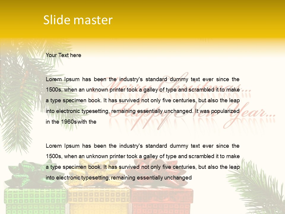 Celebrate Needle Happy PowerPoint Template