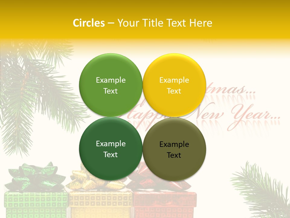 Celebrate Needle Happy PowerPoint Template