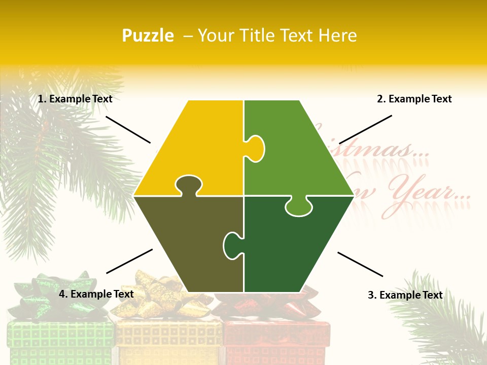 Celebrate Needle Happy PowerPoint Template