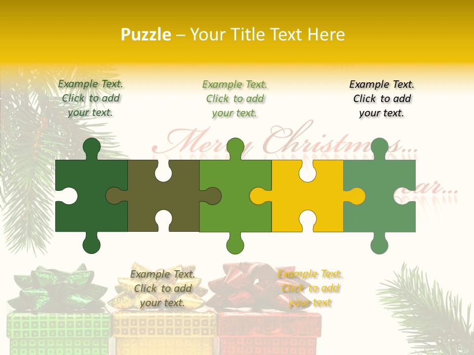 Celebrate Needle Happy PowerPoint Template