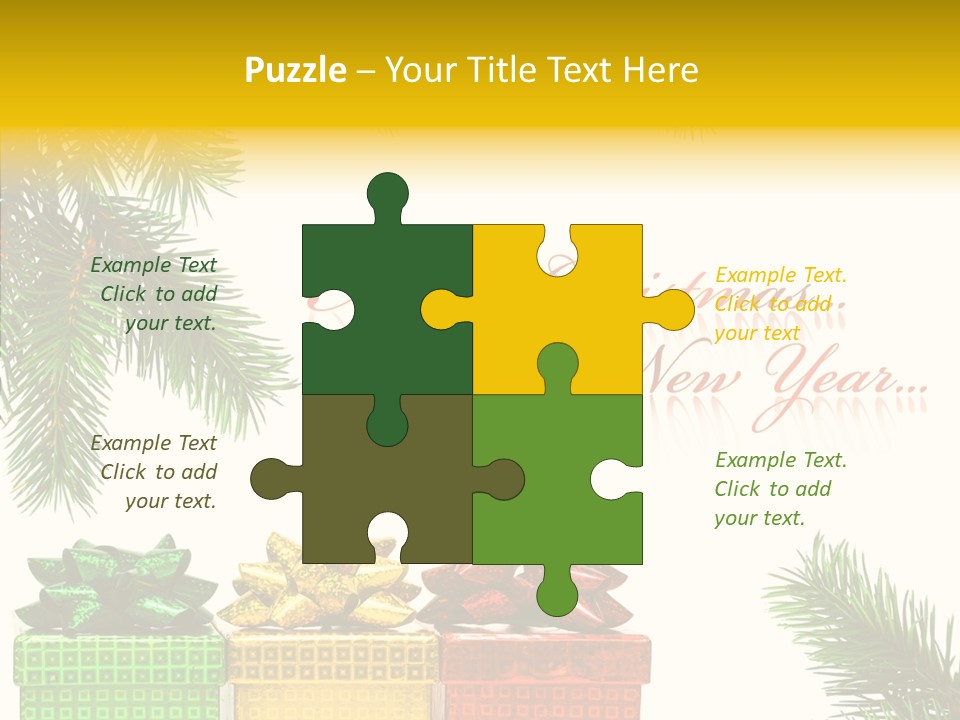 Celebrate Needle Happy PowerPoint Template