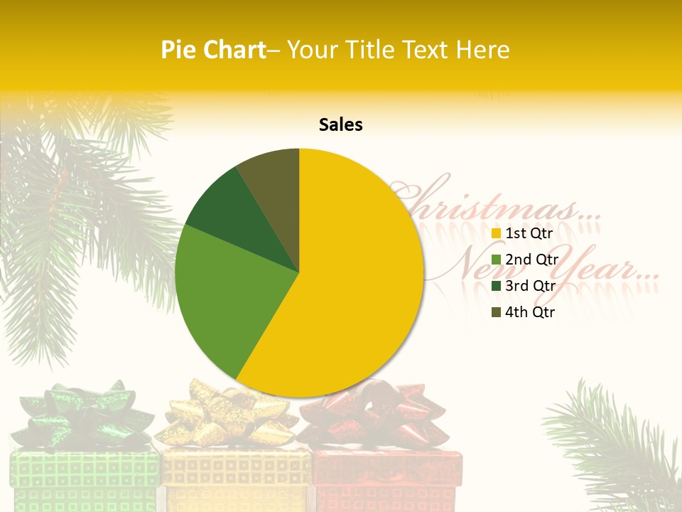 Celebrate Needle Happy PowerPoint Template