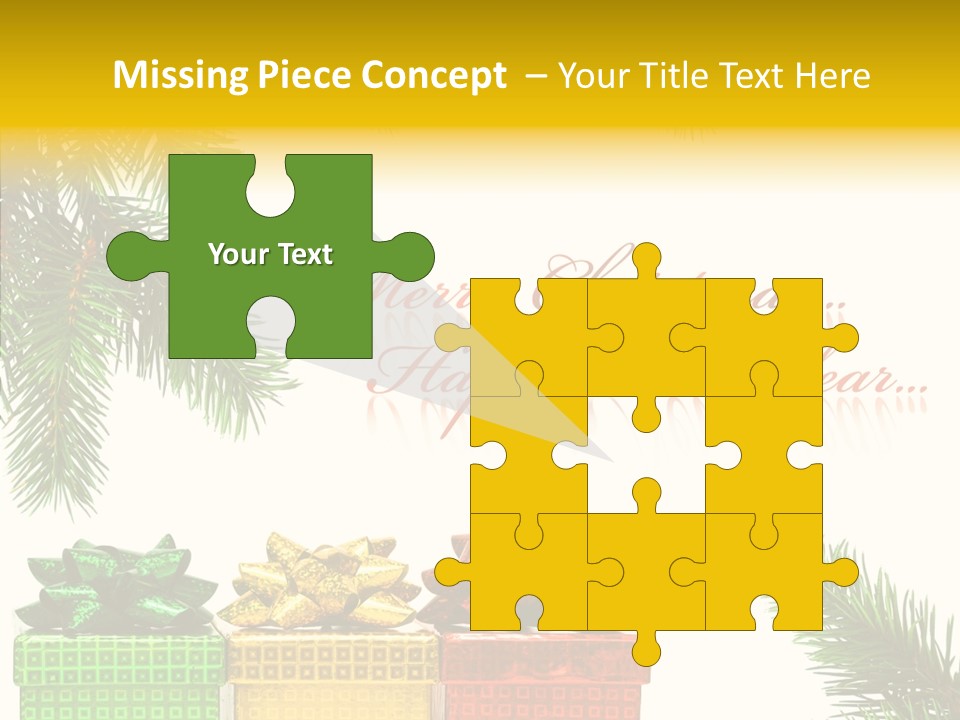 Celebrate Needle Happy PowerPoint Template