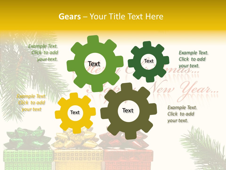 Celebrate Needle Happy PowerPoint Template