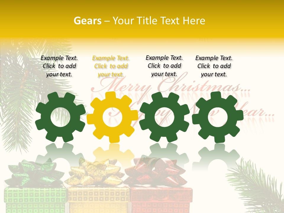 Celebrate Needle Happy PowerPoint Template