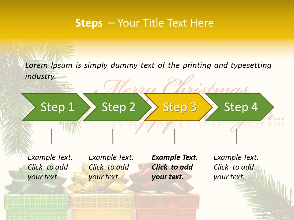 Celebrate Needle Happy PowerPoint Template