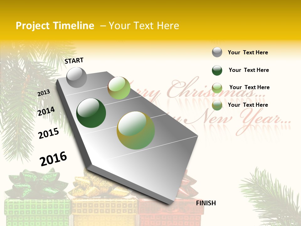 Celebrate Needle Happy PowerPoint Template