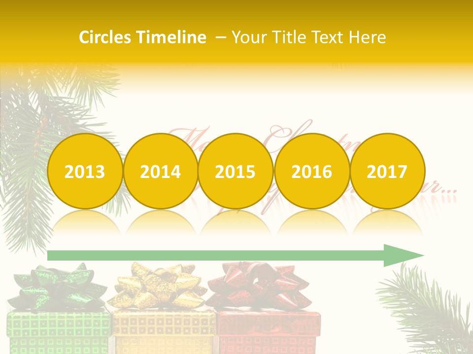 Celebrate Needle Happy PowerPoint Template