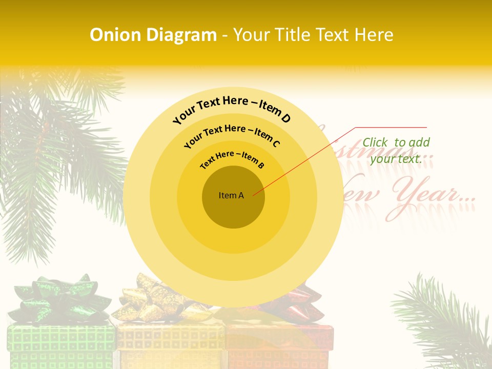 Celebrate Needle Happy PowerPoint Template