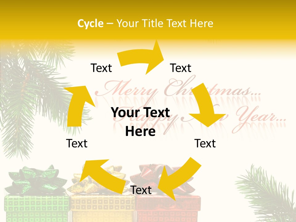 Celebrate Needle Happy PowerPoint Template