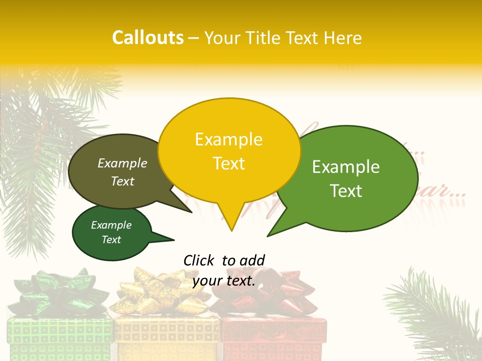 Celebrate Needle Happy PowerPoint Template