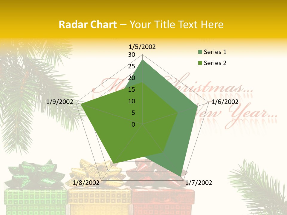 Celebrate Needle Happy PowerPoint Template