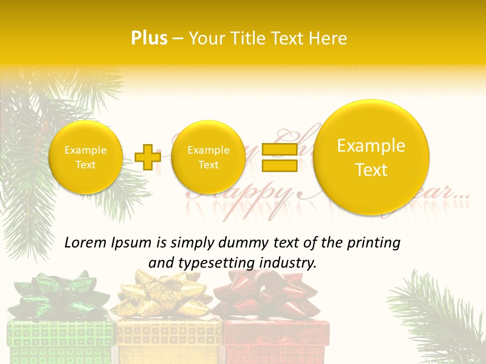 Celebrate Needle Happy PowerPoint Template