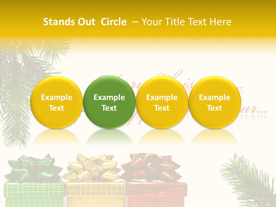 Celebrate Needle Happy PowerPoint Template